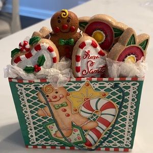 Mary Engelbreit gingerbread treat bag ornament